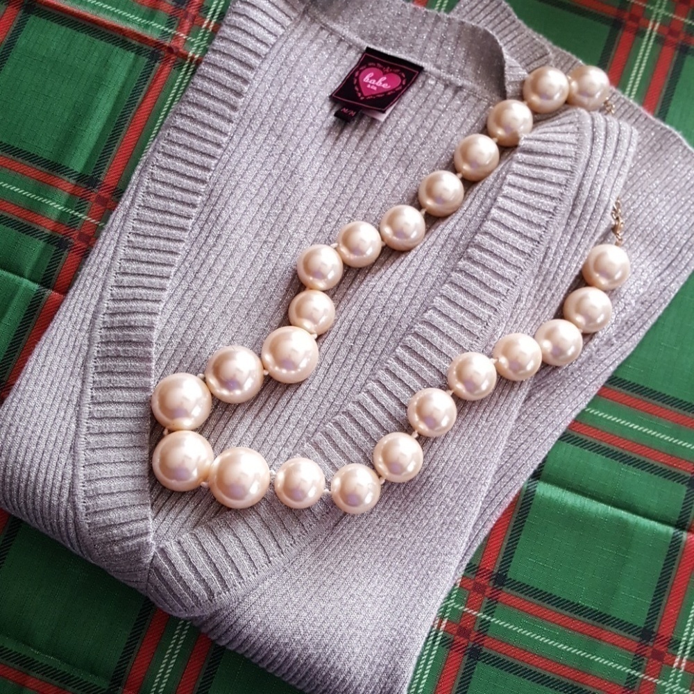 BABE & co. Silver sweater